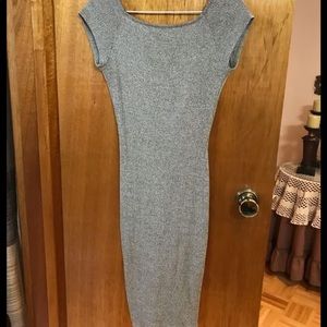 M Boutique Gray Midi Dress